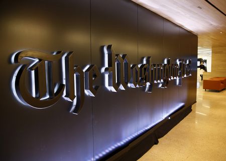 　１０月１０日、米紙ワシントン・ポストは人員削減に向けて早期退職者を募る。写真はワシントンで２０１６年１月撮影（２０２３年　ロイター／Gary Cameron）