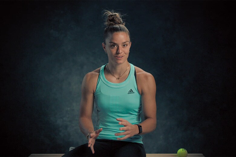 世界ランキング6位へと躍進を遂げる27歳のマリア・サッカリ　COURTESY OF NETFLIX