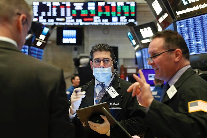 株価はなぜ暴落と暴騰を繰り返すのか（写真はニューヨーク証券取引所、3月20日）　Lucas Jackson-REUTERS