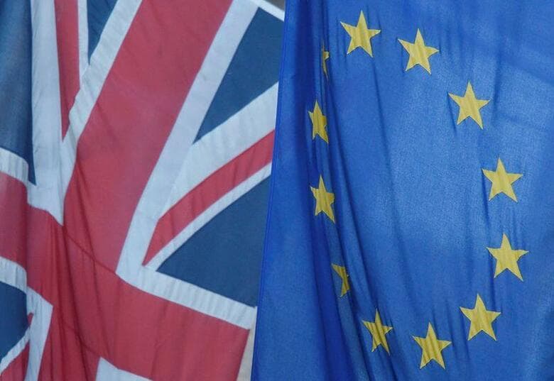 欧州議会は29日、英国の欧州連合（EU）離脱協定案を賛成621、反対49、棄権13で正式に承認した。今週31日に英国はEUを離脱する見通し。ロンドンで2016年6月撮影（2020年　ロイター/Toby Melville）