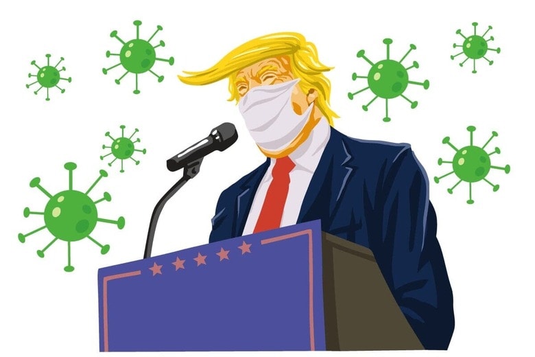 トランプには新型コロナウイルスを含め、様々な病気の既往歴がある　doddis77-shutterstock