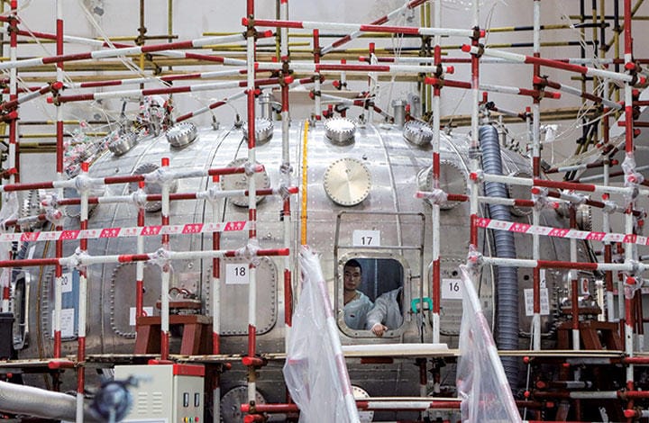 期待を背負う中国の「人工太陽」（四川省成都市）　Liu Haiyun-Chengdu Economic Daily-REUTERS