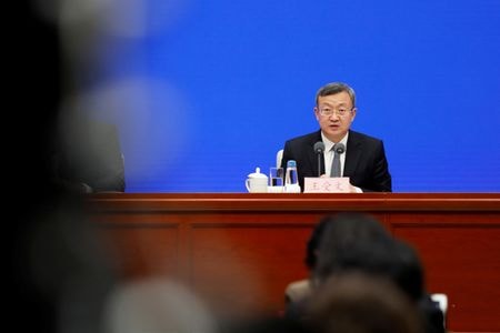 　８月２５日、中国商務省の王受文次官は、地域的な包括的経済連携（ＲＣＥＰ）について、インドの参加は自由だとの考えを示した。写真は３月、北京で撮影（２０２３年　ロイター／Florence Lo）