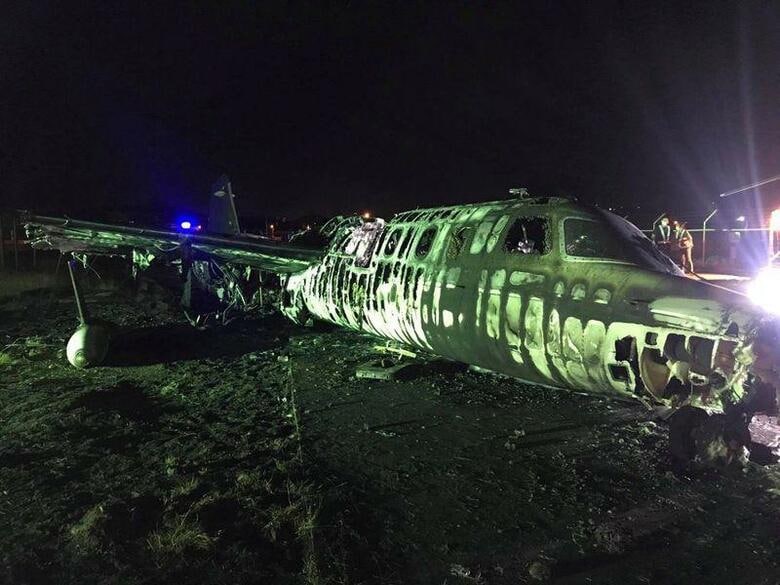 フィリピンの首都マニラの空港で２９日夜、患者や医療関係者を乗せて羽田空港に向かう予定だった小型機が離陸の際に炎上し、乗員乗客８人全員が死亡した。写真は３月２９日、マニラ国際空港で撮影（２０２０年　Manila International Airport Authority Media Affairs Division提供）
