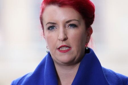 　１１月２９日、英国のヘイグ運輸相が、過去に警察への虚偽の通報で有罪を認めていたとの報道を受け、辞任した。ロンドンで１７日撮影（２０２４年　ロイター/Hollie Adams）