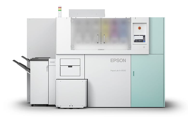 2024年4月3日発売のPaperLab A-8100。使用済みコピー用紙を再生し、紙種に応じた製紙条件の自動最適と環境貢献効果の見える化を実現