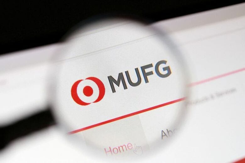 ＭＵＦＧのロゴ。1月撮影。REUTERS/Dado Ruvic