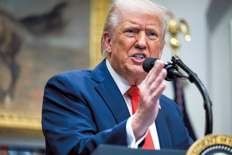 トランプは有権者の心理を巧みに操ってきた　ANNABELLE GORDONｰTHE WASHINGTON POST/GETTY IMAGES