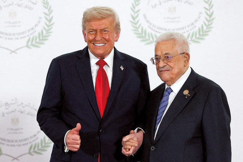 トランプとアッバス議長