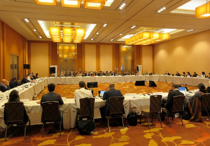 シンガポールで開かれた「サイバースペースの安定性に関するグローバル委員会（GCSC）」　撮影：土屋大洋