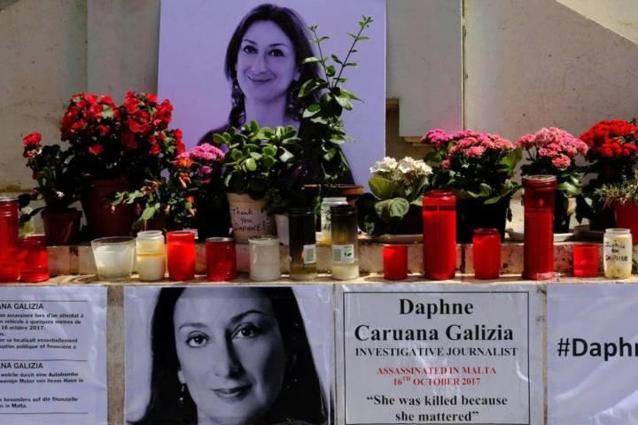 汚職を追求したマシュー・カルアナ・ガリジアは爆弾によって殺害された　REUTERS/Darrin Zammit Lupi