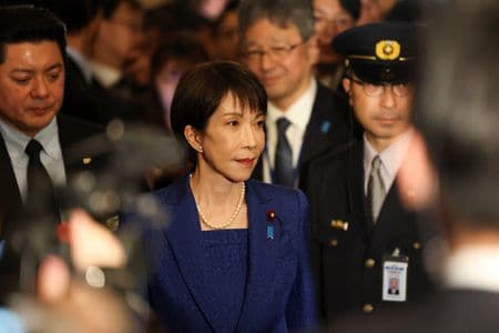 写真は高市早苗首相。１月２３日、東京・永田町の国会内で撮影（２０２６年　ロイター/Issei Kato）