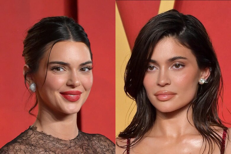 姉ケンダル・ジェンナー（左）と妹のカイリー・ジェンナー（いずれも3月10日、ロサンゼルスにて撮影）　Featureflash Photo Agency-Shutterstock（2）