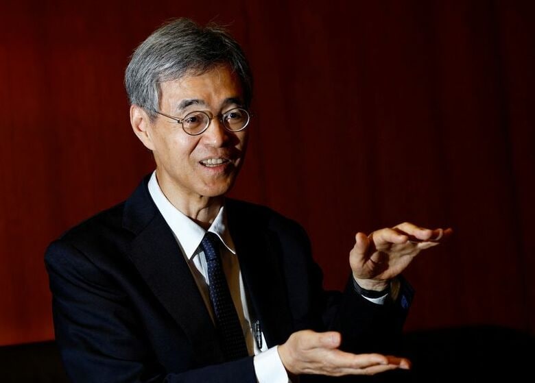 氷見野日銀副総裁。都内で２０２３年６月撮影。REUTERS/Kim Kyung-Hoon