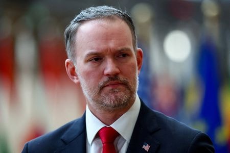 写真はグリア米通商代表部（ＵＳＴＲ）代表。ベルギー・ブリュッセルで2025年11月撮影。REUTERS/Piroschka van de Wouw/File Photo