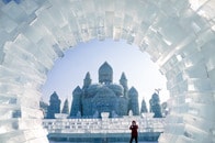 中国・ハルビン毎年恒例の「雪まつり」でも、最先端テクノロジーが目白押し？