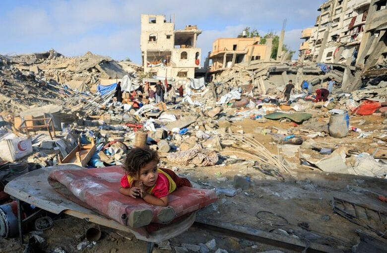 パレスチナ自治区ガザで３０日撮影。REUTERS/Dawoud Abu Alkas