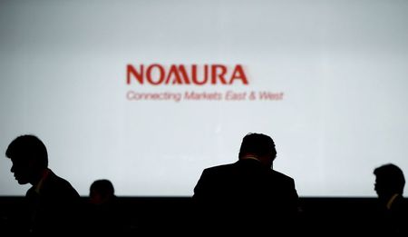 　野村ホールディングスが２９日、米国の子会社と取引先との間で多額の損害が発生し得る事象が起きたと発表したことを巡り、ブルームバーグは関係筋の情報として、アーキゴス・キャピタル・マネジメントの取引巻き戻しに関連したものだと報じた。都内で２０１５年１２月撮影（２０２１年　ロイター/Toru Hanai）