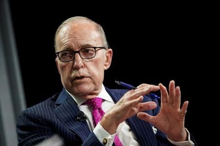 カドロー米ＮＥＣ委員長（写真）は米中が通商交渉で「第１段階」の合意に達したこと受け、米国の対中輸出は倍増するとの見通しを示した。（２０１９年　ロイター/Ralph Orlowski）は１０日、ワシントンで撮影。（２０１９年　ロイター/Al Drago/File Photo）