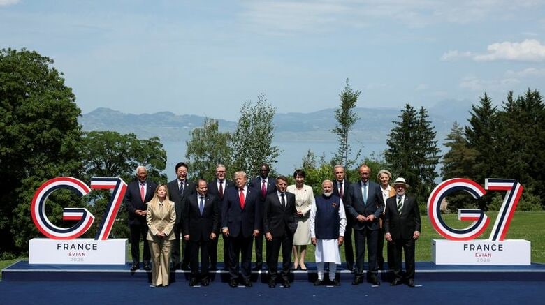 フランスで開催されたG7サミット。2026年6月16日。REUTERS/Isabel Infantes