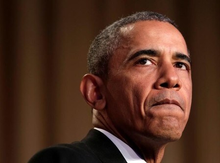 　５月５日、米国のオバマ大統領（写真）とメキシコのペニャニエト大統領は５日、電話会談を行い、中米からの移民問題について議論を交わした。ワシントンで４月撮影（２０１６年　ロイター/Yuri Gripas）