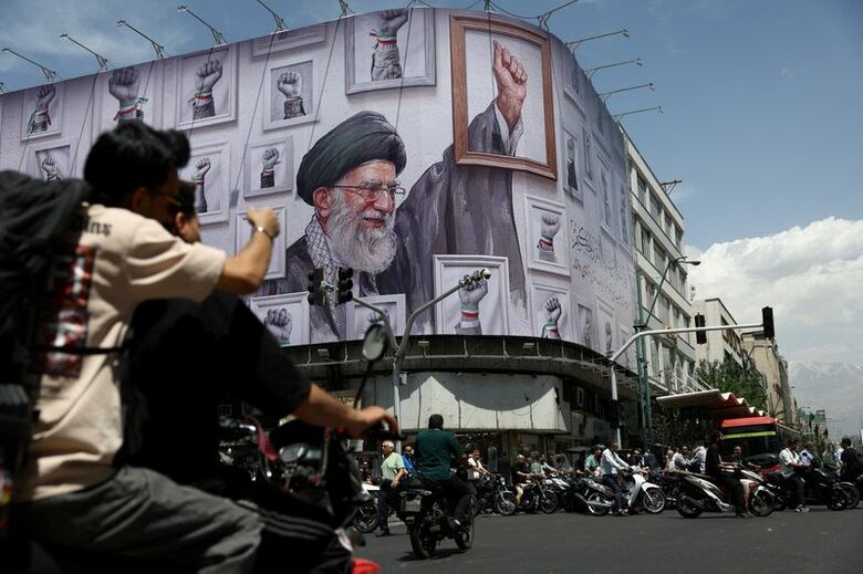 ５月６日、イランの首都テヘランで撮影　Majid Asgaripour/WANA (West Asia News Agency) via REUTERS