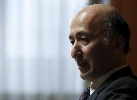 　１０月５日、日本銀行の中曽宏副総裁はロンドンでの講演で、インフレ圧力が増して物価安定目標に向けたモメンタムが強まるのは時間の問題との見方を示した。２０１５年４月撮影（２０１７年　ロイター/Yuya Shino）