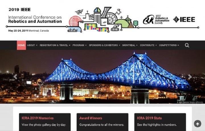 国際学術団体IEEEのロボット工学カンファレンスで顕著になった日本の退潮　https://www.icra2019.org/