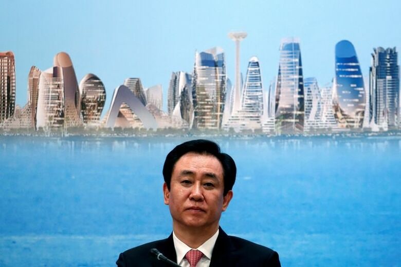 中国恒大集団の創業者、許家印氏。写真は2017年3月28日、香港で撮影。REUTERS/Bobby Yip