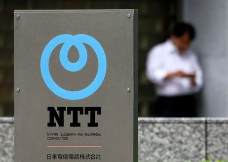 　２月２５日、ＮＴＴ傘下のＮＴＴファイナンスは米ドル建てで８０億ドル、ユーロ建てで２０億ユーロの無担保社債を発行すると発表した。都内で２０２０年９月撮影（２０２１年　ロイター/Issei Kato）