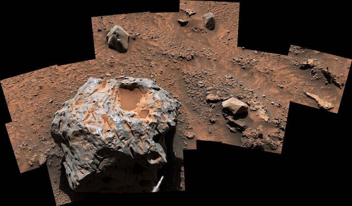 火星探査車が30センチの鉄隕石を発見した | ニューズウィーク日本版
