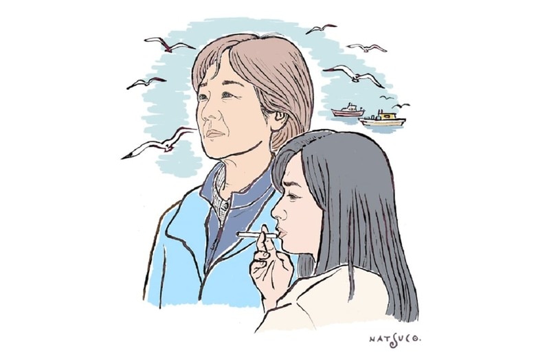 ILLUSTRATION BY NATSUCO MOON FOR NEWSWEEK JAPAN