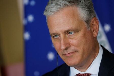 　オブライエン米大統領補佐官（国家安全保障問題担当）は２３日、中国船による違法な漁や嫌がらせを理由に、米沿岸警備隊が巡視船を西太平洋に配備すると声明で明らかにした。２０日にブラジルで撮影（２０２０年　ロイターAdriano Machado）
