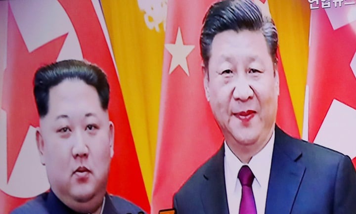 訪中し首脳会談を行なった金正恩委員長　Kim Hong-Ji-REUTERS