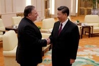 ポンペオ米国務長官が習近平主席と会談　北朝鮮や南シナ海問題など協議