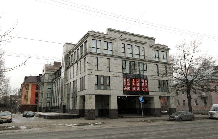 米大統領選挙をめぐるネット世論工作部隊があったとされる建物は現在空室だった　撮影：土屋大洋