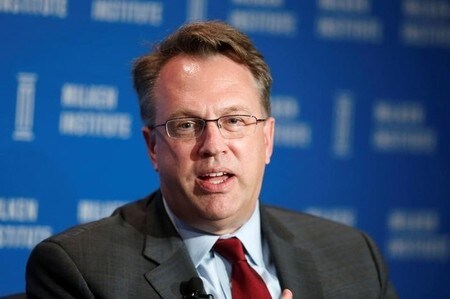 　５月３日、ウィリアムズ米サンフランシスコ連銀総裁は成長が予想に沿って推移し、持続的な雇用増や幾分強いインフレが確認されれば、６月利上げを支持すると語った。写真は５月２日撮影。（２０１６年　ロイター／Lucy Nicholson）