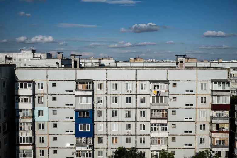 ウクライナに攻められることを恐れてロシアに保護を求めた沿ドニエストル地方（2021）　Photographie de Antoine Martin / Hans Lucas.
