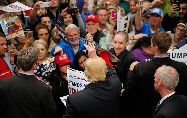 11月の本選でトランプが勝利して大統領になる可能性は、完全には否定できない　Chris Keane-REUTERS