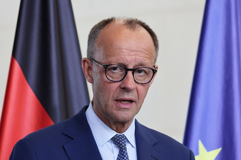 ドイツのフリードリヒ・メルツ首相（5月13日、ベルリン）　EUS-Nachrichten-Shutterstock