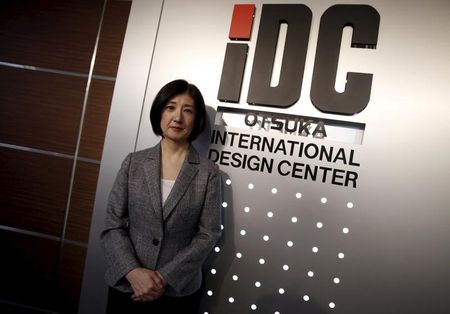 　１２月１２日、経営再建中の大塚家具は、ヤマダ電機が同社を子会社化する方向で最終調整に入ったとの報道を受け、「本日開催の取締役会で資本提携契約の締結などについて決議しており、準備が整い次第公表する予定」とのコメントを発表した。写真は大塚家具の大塚久美子社長。都内で２０１５年５月撮影（２０１９年　ロイター／Yuya Shino）