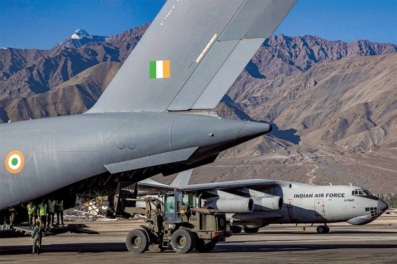 中印は軍備増強を進めるが（ラダックのインド軍基地、2020年）　DANISH SIDDIQUIｰREUTERS