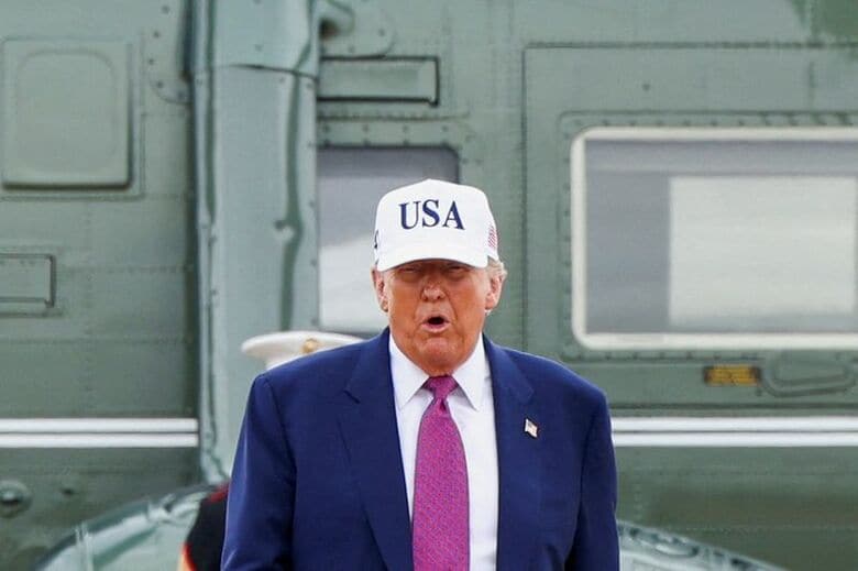 トランプ米大統領。2025年6月10日、ノースカロライナ州フォートブラッグ陸軍基地で撮影。 REUTERS/Evelyn Hockstein