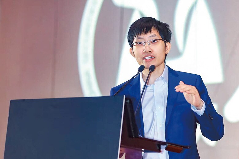 ディープシーク創業者の梁文鋒（リアン・ウエンフォン）はまだ40歳　VCG/GETTY IMAGES