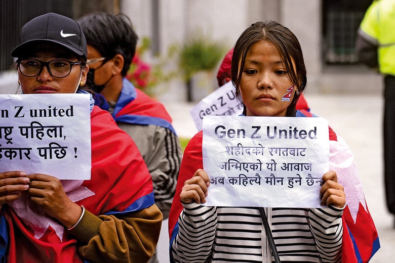 マダガスカルで断水や停電に抗議する若者のデモ　SAFAL PRAKASH SHRESTHAｰNURPHOTOｰREUTERS