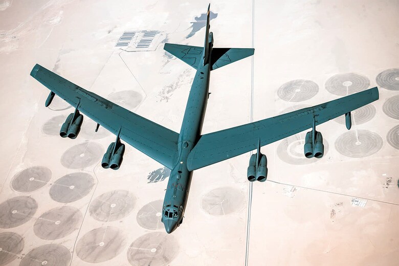 核兵器搭載可能なB52戦略爆撃機は既にヨーロッパに配備されている　TREVOR T. MCBRIDEｰU.S. AIR FORCE