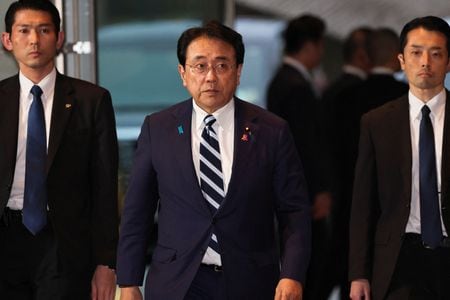 赤沢亮正経産相。２０２５年１０月、東京で撮影（２０２６年　ロイター/Kim Kyung-Hoon）