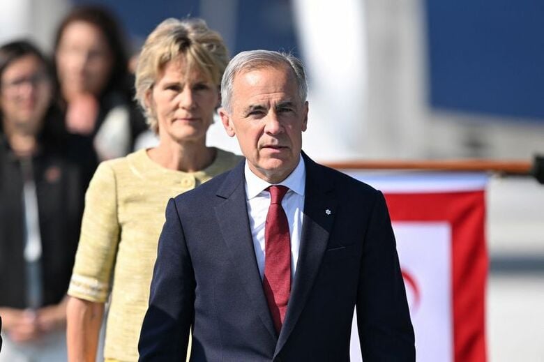 カナダのカーニー首相。トルコのアンカラで代表撮影。REUTERS