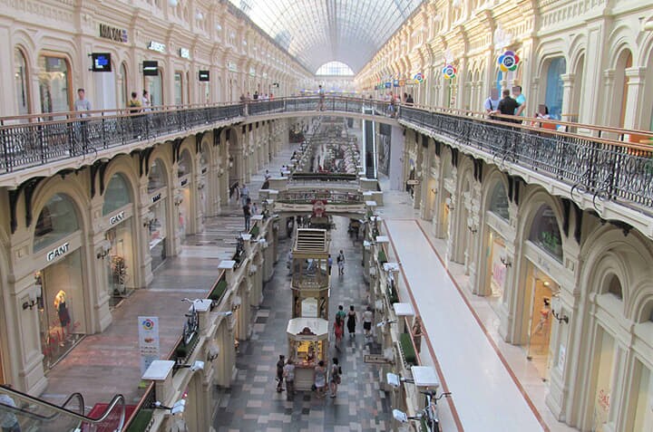 ロシアのショッピングモール