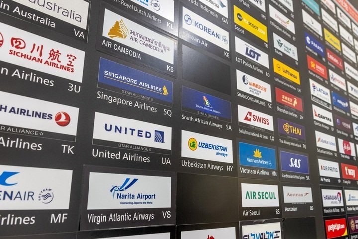 成田空港にある看板